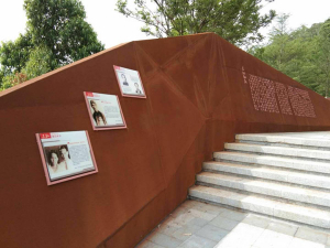 龙里耐候钢挡土墙